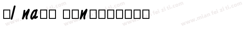 ml name font字体转换